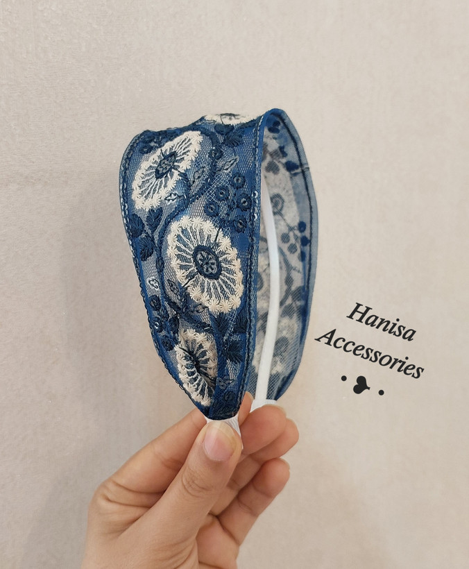 تل مو گلدوزی دخترانه