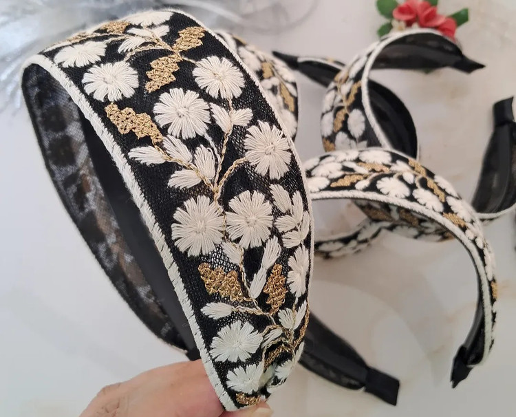 هدبند مجلسی مشکی